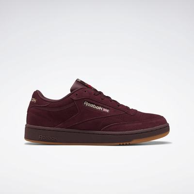 Reebok Men's Club C 85 Shoes Burgundy,US-58104